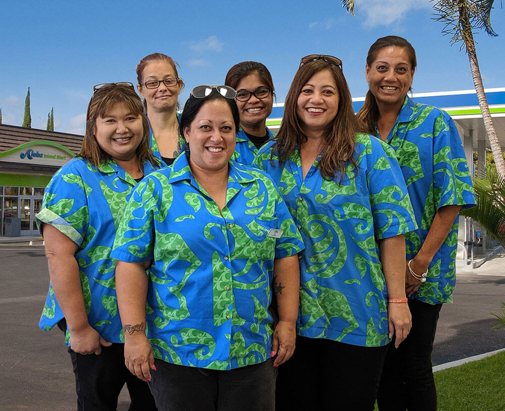 Aloha Island Mart employee